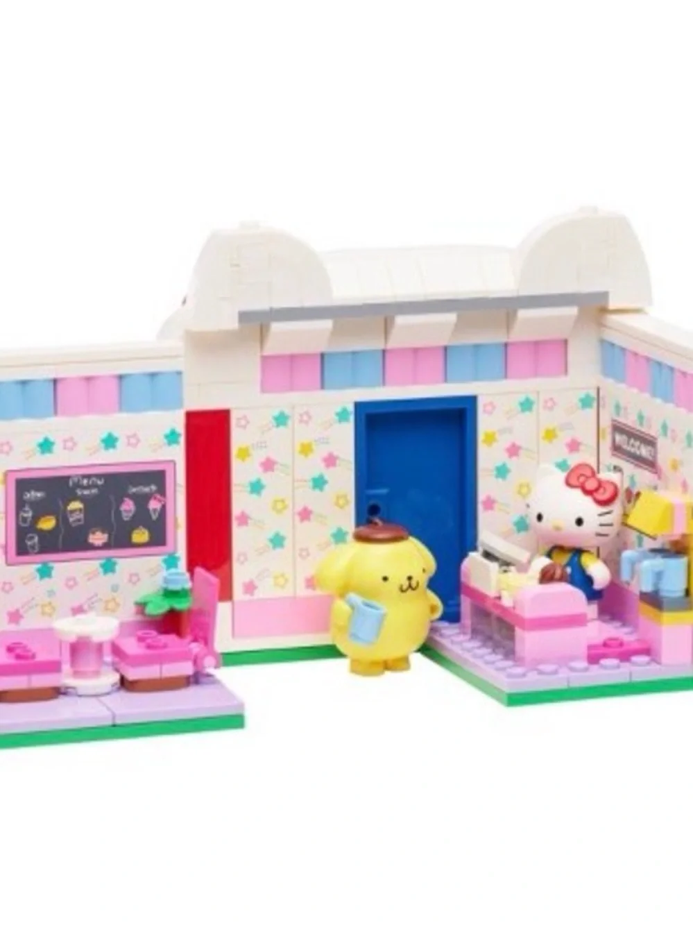 Hello Kitty and Friends Cafe Building Set — Red, White & Blue